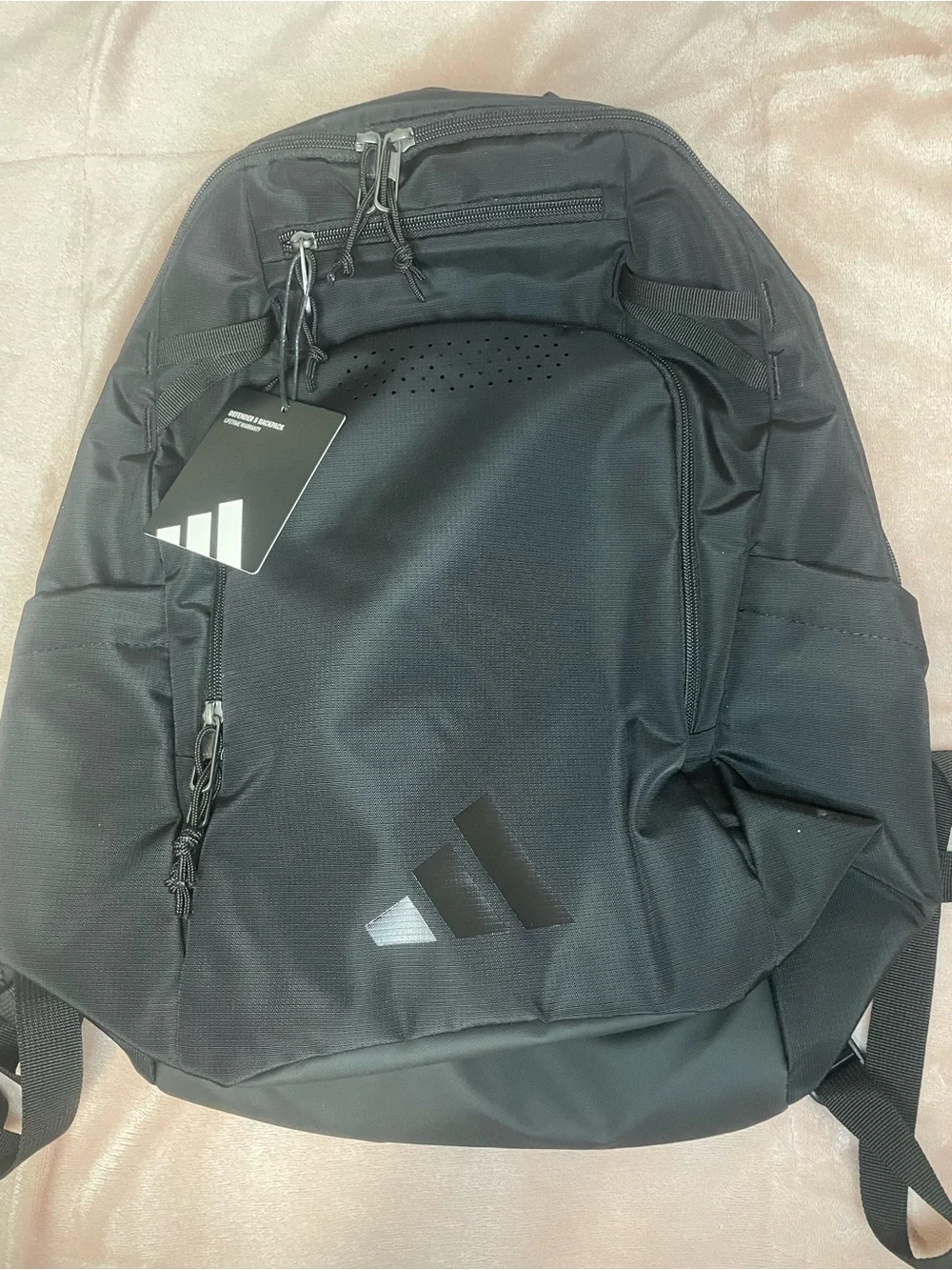 adidas Black Logo Backpack